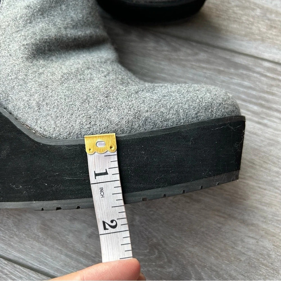 Shellys  London Wedge Platform Boots - Picture 11 of 15